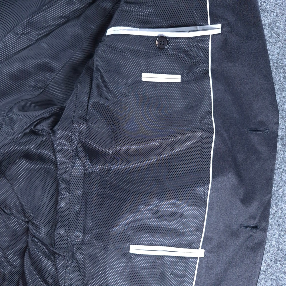 Hugo Boss Mens Tuxedo Jacket Black The Stars75 Glamour3 Wool Blazer 40R NEW - Picture 11 of 16